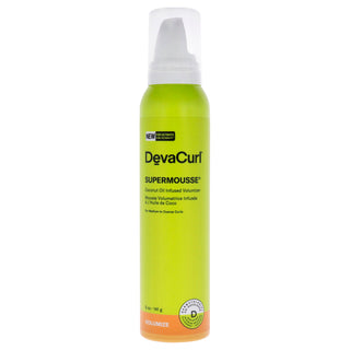 DevaCurl Supermousse-NP 5 oz Mousse for Unisex - Hydrating and Volumizing Styling Product