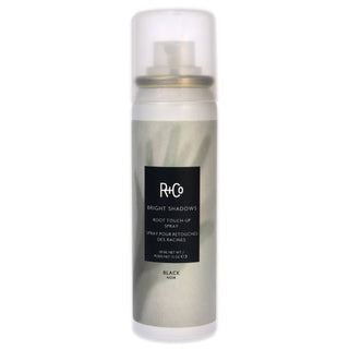 R+Co Bright Shadows Root Touch Up Spray - Black for Unisex - 1.5 oz Hair Color - Easy Gray Coverage