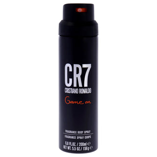 CR7 Game On by Cristiano Ronaldo for Men - 6.8 oz Body Spray - Energizing and Invigorating Fragrance for Active Men