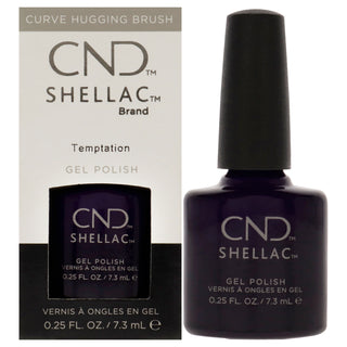 Shellac Nail Color - Temptation by CND for Women - 0.25 oz Nail Polish