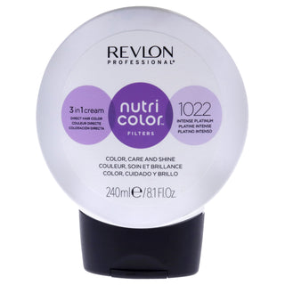 Nutri Color Cream - 1022 Intense Platinum by Revlon for Unisex - 8.1 oz Hair Color