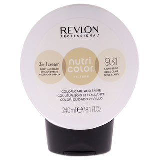 Nutri Color Cream - 931 Light Beige by Revlon for Unisex - 8.1 oz Hair Color