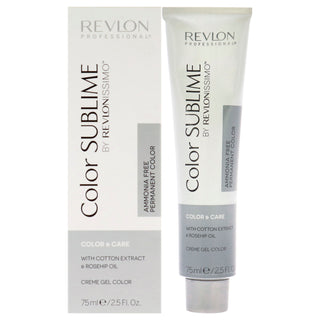 Revlonissimo Color Sublime - 6.40 Intense Dark Copper Blonde by Revlon for Unisex - 2.5 oz Hair Color