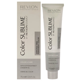 Revlonissimo Color Sublime - 6.65 Intense Dark Mahogany Red Blonde by Revlon for Unisex - 2.5 oz Hair Color