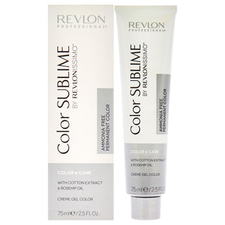 Revlonissimo Color Sublime - 7.31 Medium Ash Golden Blonde by Revlon for Unisex - 2.5 oz Hair Color