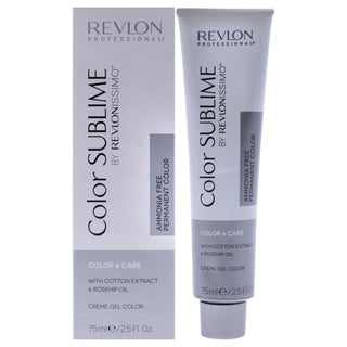 Revlonissimo Color Sublime - 7.24 Medium Iridescent Copper Blonde by Revlon for Unisex - 2.5 oz Hair Color