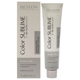 Revlonissimo Color Sublime - 7.34 Medium Golden Copper Blonde by Revlon for Unisex - 2.5 oz Hair Color