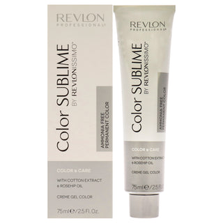 Revlonissimo Color Sublime - 7.41 Medium Copper Ash Blonde by Revlon for Unisex - 2.5 oz Hair Color