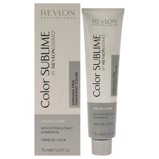 Revlonissimo Color Sublime - 9.12 Very Light Ash Iridescent Blonde by Revlon for Unisex - 2.5 oz Hair Color
