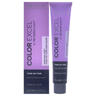 Revlonissimo Color Excel - 4.42 Medium Chestnut Iridescent Brown by Revlon for Unisex - 2.3 oz Hair Color