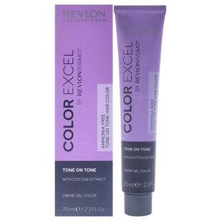 Revlonissimo Color Excel - 5.40 Intense Light Copper Brown by Revlon for Unisex - 2.3 oz Hair Color