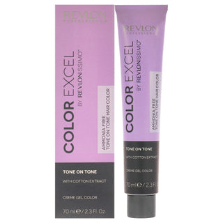 Revlonissimo Color Excel - 6.65 Dark Red Mahogany Blonde by Revlon for Unisex - 2.3 oz Hair Color