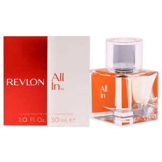 Revlon All In Women's 1 oz EDT Spray - Embrace Your Feminine Side With This Elegant Fragrance