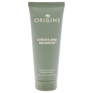 Origins Checks and Balances Face Scrub for Unisex - 2.5 oz Scrub - Gentle Exfoliating Facial Cleanser