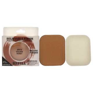 Sorme Cosmetics Believable Finish Powder Foundation - Golden Honey for Women - 0.23 oz Refill Foundation