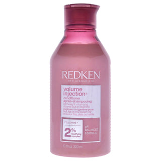 Redken Volume Injection Conditioner-NP for Unisex | 10.1 oz Conditioning Treatment