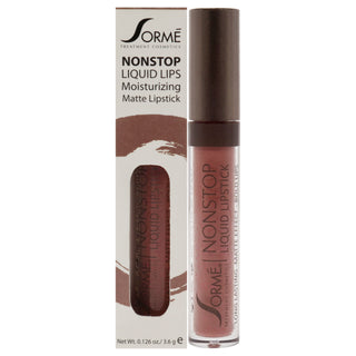 Sorme Cosmetics Nonstop Moisturizing Matte Liquid Lipstick in Lace - Long Lasting Lip Color for Women