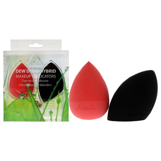 Sorme Cosmetics Dew Drop Hybrid Silicone Infused Blender for Women - 2 Pc Sponge Set