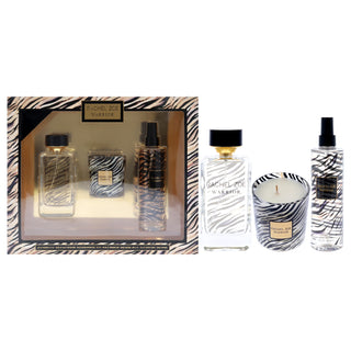 Rachel Zoe Warrior Women's Fragrance Gift Set - 3 Pc EDP Spray, Fragrance Mist, Candle