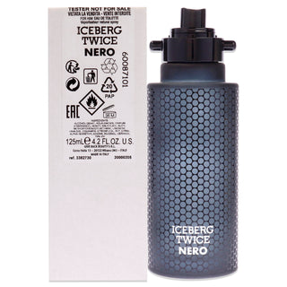 Iceberg Twice Nero by Iceberg for Men - 4.2 oz EDT Spray (Tester)