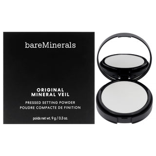 bareMinerals Original Mineral Veil Pressed Setting Powder - Translucent, 0.3 oz Powder for Women