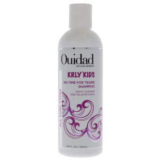 Ouidad KRLY Kids No Time For Tears Shampoo - Gentle and Effective 8.5 oz Shampoo for Kids