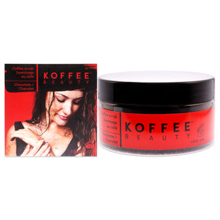 Koffee Beauty Chocolate Coffee Scrub - 4 oz Scrub for Unisex