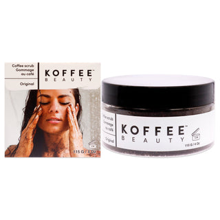 Exfoliate and Energize Your Skin with Koffee Beauty's Original Coffee Scrub - 4 oz for Unisex
