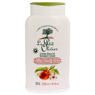 Shower Cream - Almond Blossom Nectarine by Le Petit Olivier for Unisex - 8.4 oz Shower Cream