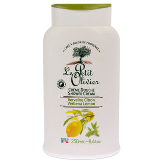 Shower Cream - Verbena Lemon by Le Petit Olivier for Unisex - 8.4 oz Shower Cream