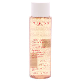 Clarins Cleansing Micellar Water - 6.7 oz Unisex Cleanser for Gentle Makeup Removal and Skin Hydration