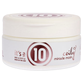 Coily Miracle Mask by Its A 10 - 8 oz Masque for Unisex