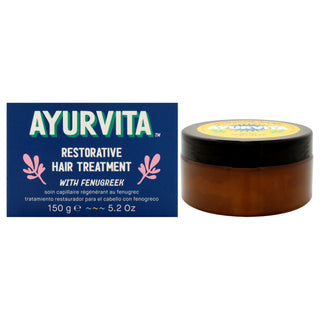 Restorative Hair Treatment with Fenugreek by AyurVita for Unisex - 5.2 oz Treatment
