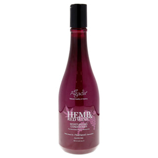 Hemp and Red Wine Moisturizing Conditioner by Agadir for Unisex - 14.5 oz Conditioner