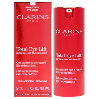 Clarins Total Eye Lift Eye Concentrate: Revive Your Eyes with this Refillable 0.5 oz Treatment for Women