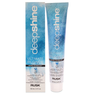 Deepshine Ultra High Lift Blonde - BB Beige Blue by Rusk for Unisex - 3.4 oz Hair Color