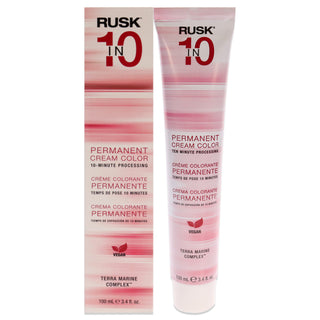 Permanent Cream Color In10 - 7NN Medium Intense Natural Blonde by Rusk for Unisex - 3.4 oz Hair Color