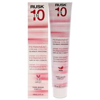 Permanent Cream Color In10 - 5M Light Mahogany Brown by Rusk for Unisex - 3.4 oz Hair Color