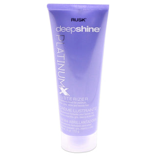 Deepshine Platinum X Lusterizer by Rusk for Unisex - 4 oz Cream