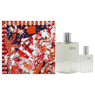 H24 by Hermes for Men - 2 Pc Gift Set 3.3oz EDT Spray, 0.42oz EDT Spray