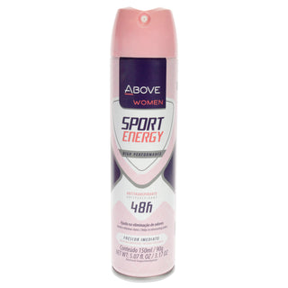 Stay Fresh and Energized with Above 48 Hours Sport Energy Antiperspirant Deodorant for Women - 3.17 oz
