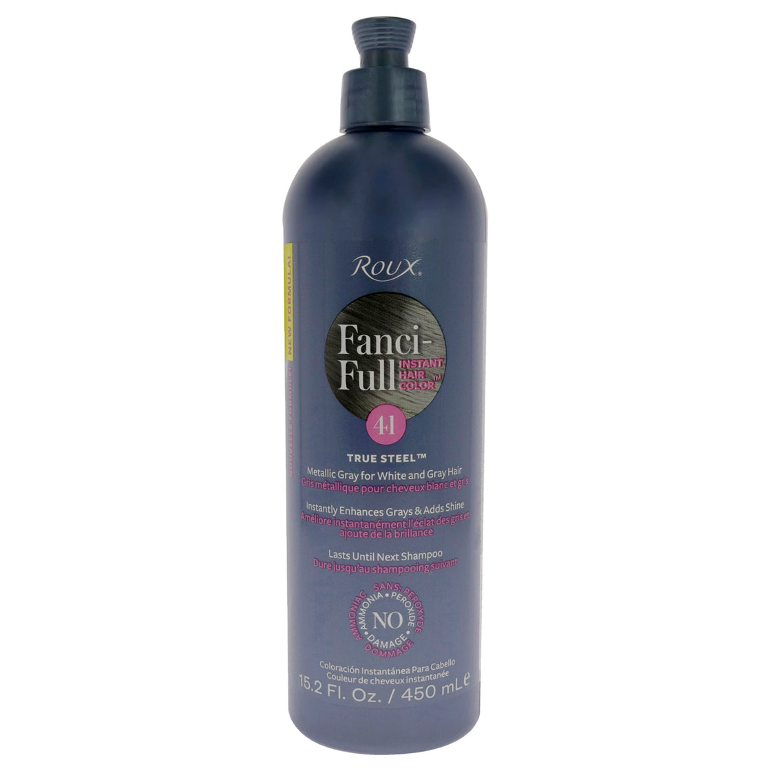 Fanci-Full Rinse Instant Hair Color - 41 True Steel by Roux for Unisex - 15.2 oz Hair Color