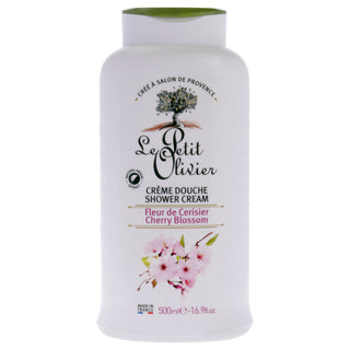 Shower Cream - Cherry Blossom by Le Petit Olivier for Women - 16.9 oz Shower Cream