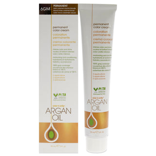 One n Only Argan Oil Permanent Color Cream - 6GM Dark Caramel Mocha Blonde for Unisex - 3 oz Hair Color