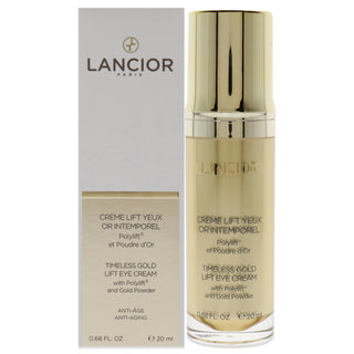 Timeless Gold Lift Eye Cream by Lancior for Unisex - 0.68 oz Cream