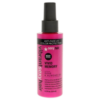 Vibrant Sexy Hair Vivid Memory Pre and Style Spray for Unisex - 4.2 oz Hair Spray by Sexy Hair