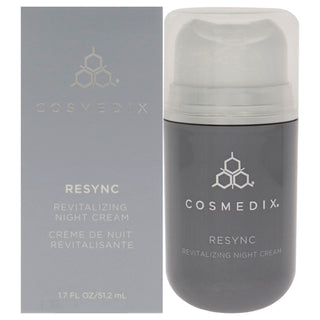 Resync Revitalizing Night Cream by Cosmedix for Unisex - 1.7 oz Cream