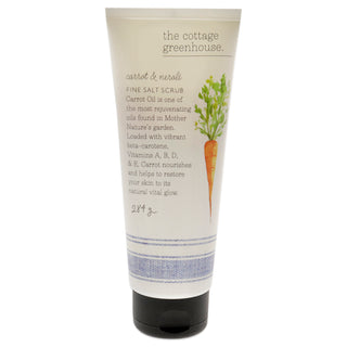 Fine Salt Scrub - Carrot and Neroli by The Cottage Greenhouse for Unisex - 10 oz Scrub