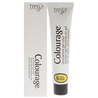 Colourage Permanent Gel Color - 6G Light Golden Brown by Tressa for Unisex - 2 oz Hair Color