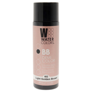 Watercolors BB Demi-Permanent Hair Color - 6G Light Golden Brown by Tressa for Unisex - 2 oz Hair Color